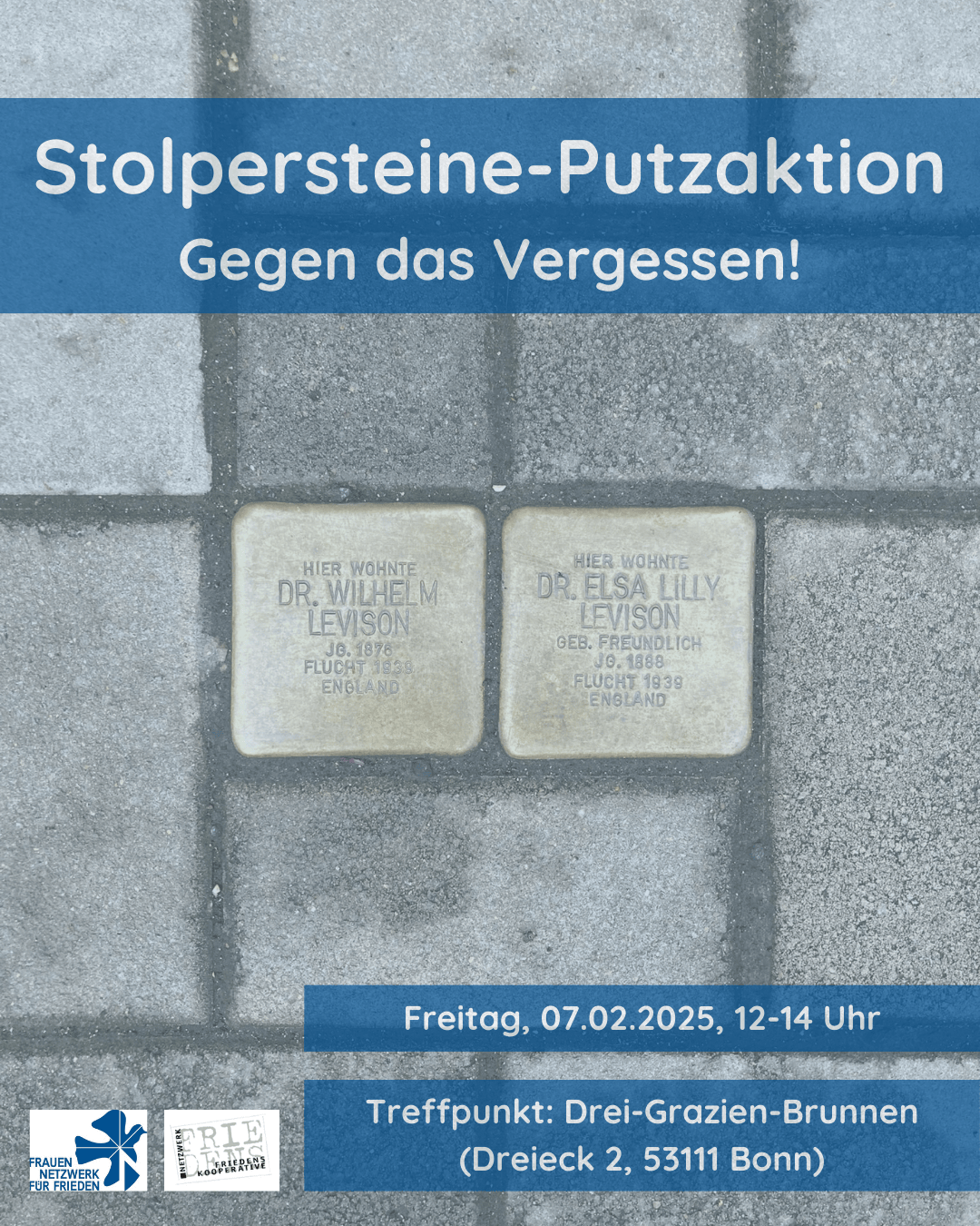 Stolperstein Putzaktion 2025